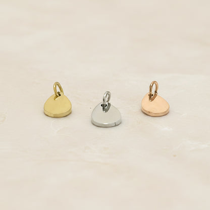 Mini Teardrop Surgical Steel Pendant, 1 pc - detail view 3 (SG.541)