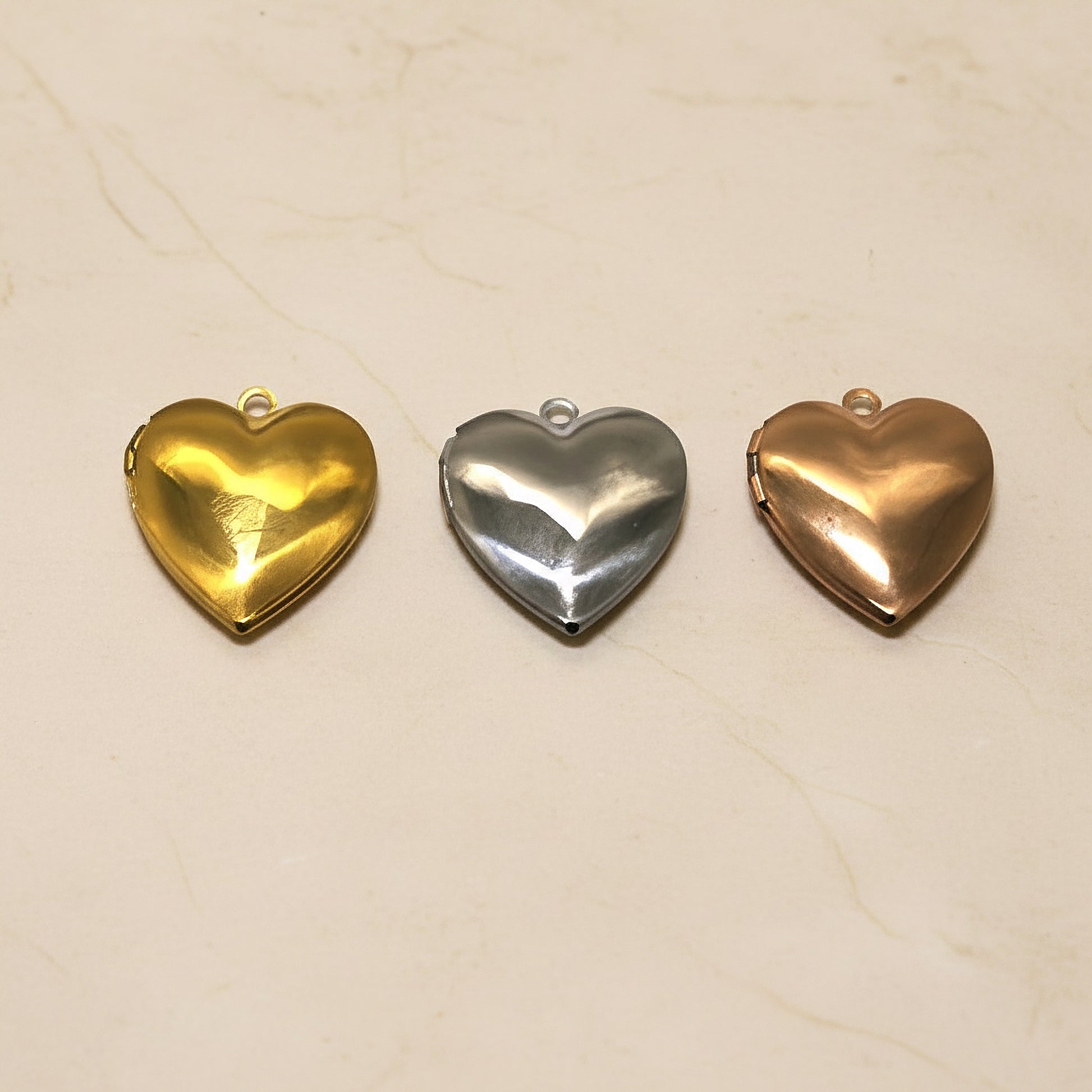Heart Surgical Steel Locket Pendant, 1 pc - detail view 1 (SG.554)
