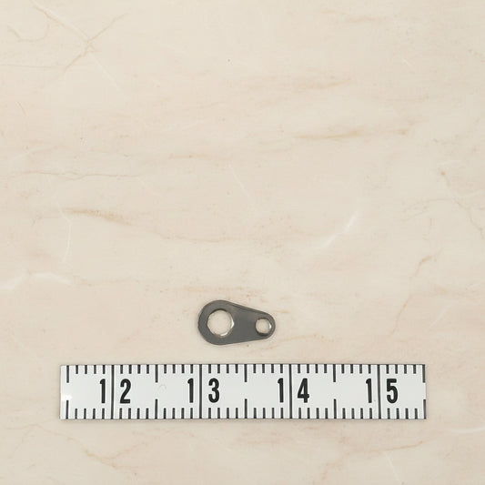 Teardrop Tag Surgical Steel Clasp End Tab, 30 Pc (SG.161)