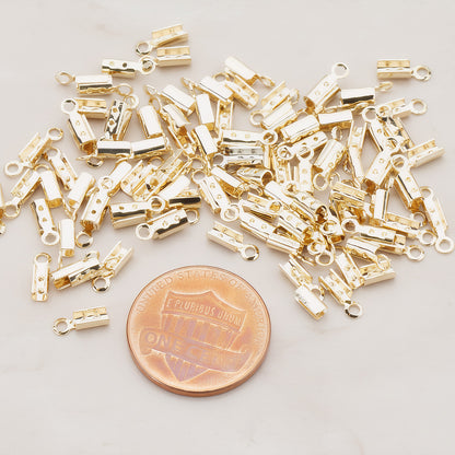Fold-Over Cord End Crimp Tips, 30 Pc (BA.002)