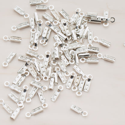 Fold-Over Cord End Crimp Tips, 30 Pc (BA.002)