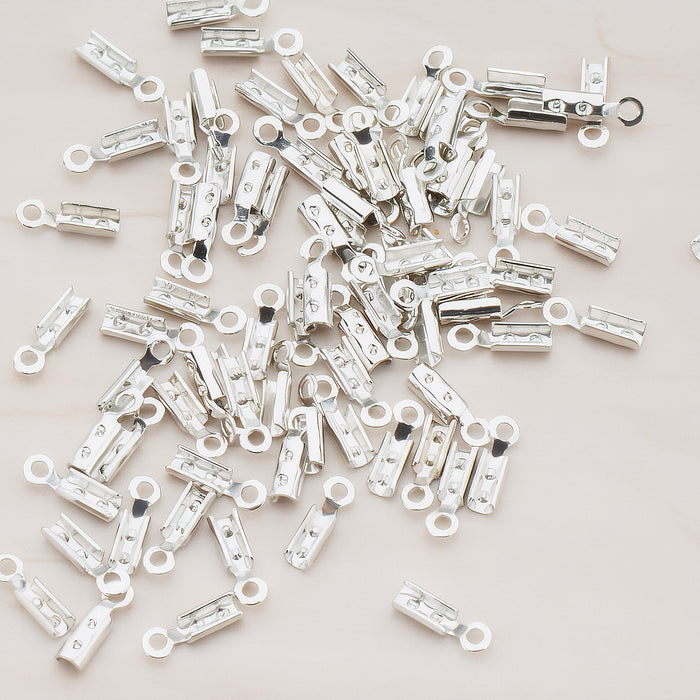 Fold-Over Cord End Crimp Tips, 30 Pc (BA.002)