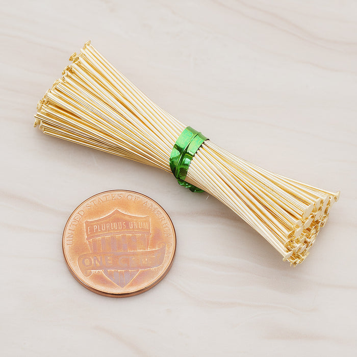 Nail Head Pins, Approx 24 Gauge, 100 Pc (BA.100)