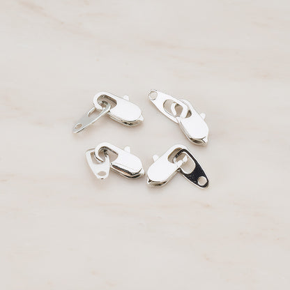 Gold Mini Lobster Clasp and Bar Set, 4 Sets (BA.131)