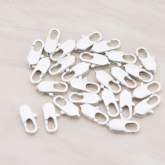 Medium Narrow Lobster Clasp, 8 Pc (BA.154)