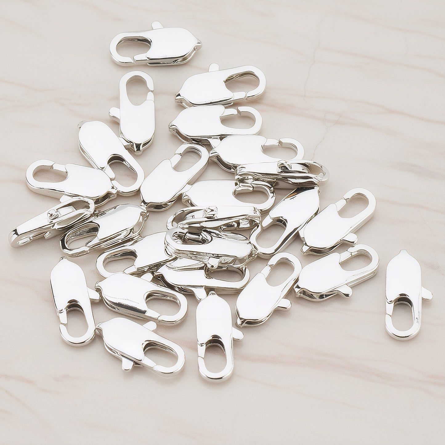 Medium Narrow Lobster Clasp, 8 Pc (BA.154)