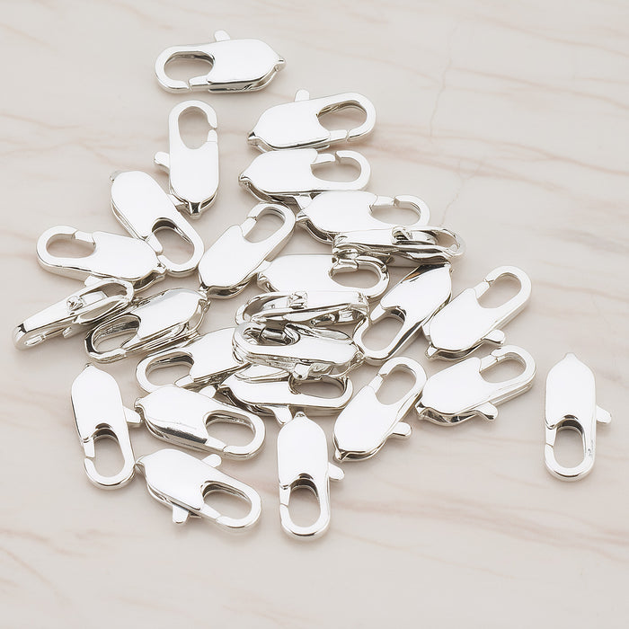 Medium Narrow Lobster Clasp, 8 Pc (BA.154)