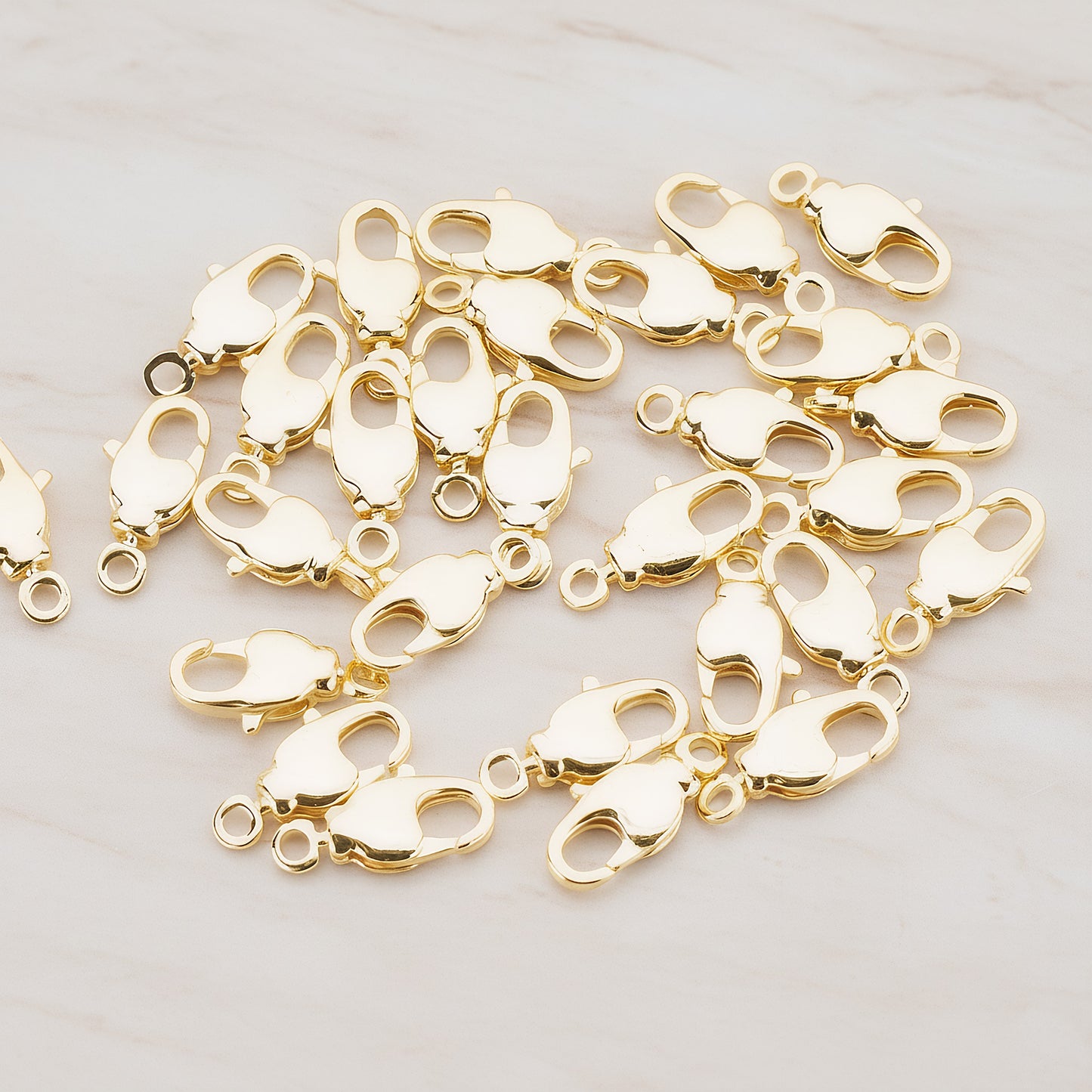 Rotating Loop Lobster Clasp, 6 Pc (BA.160)