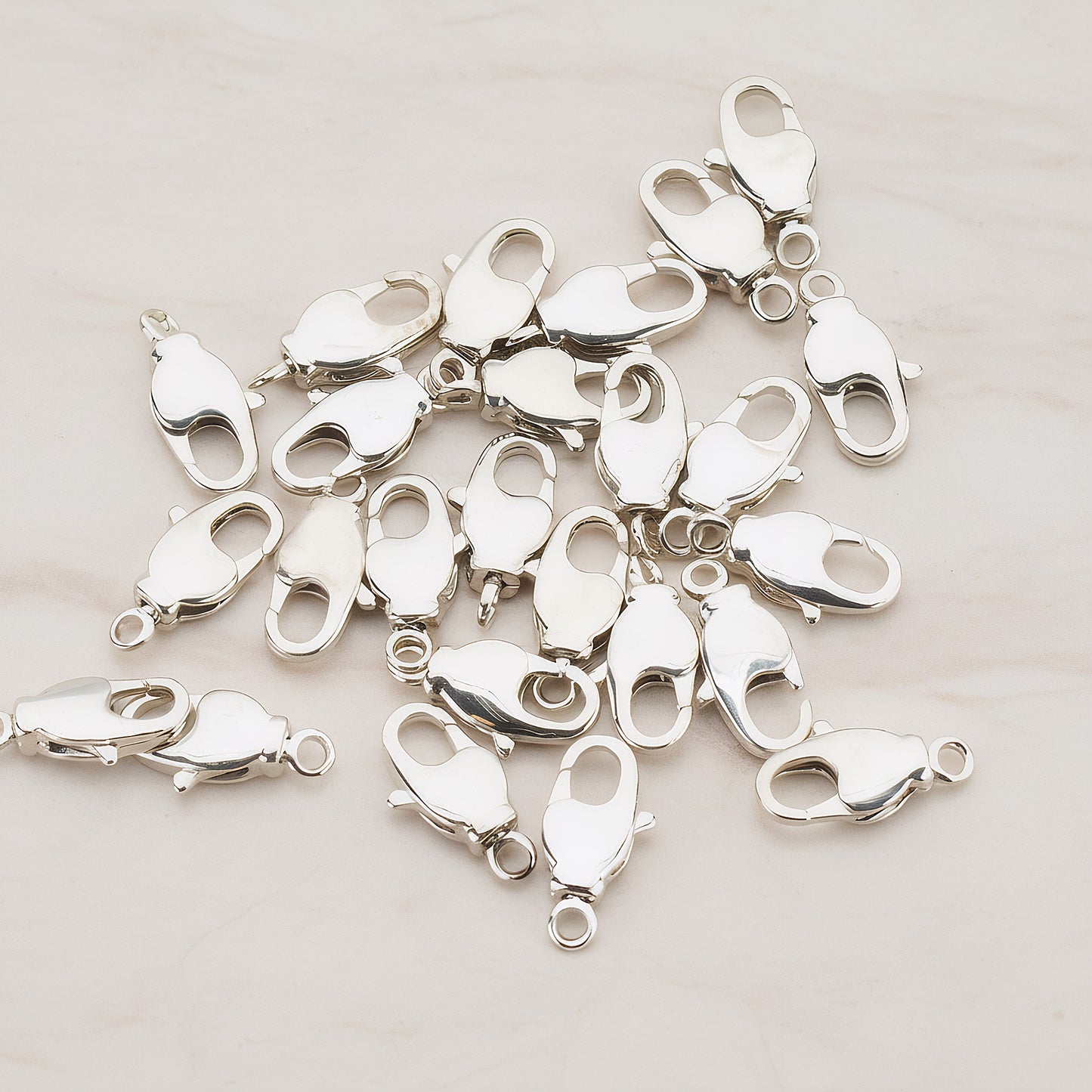 Rotating Loop Lobster Clasp, 6 Pc (BA.160)