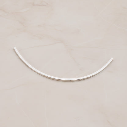 Curved Square Bar Tube Bead, 2 Pc (BA.222)