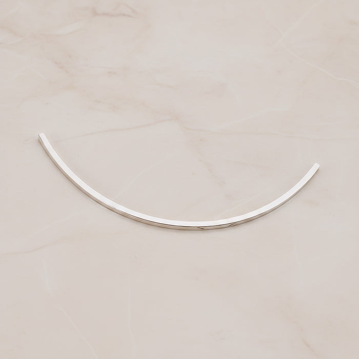 Curved Square Bar Tube Bead, 2 Pc (BA.222)