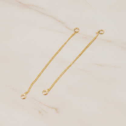Cable Chain Connector with Double Loop Ends, 2 Pc (BA.272)