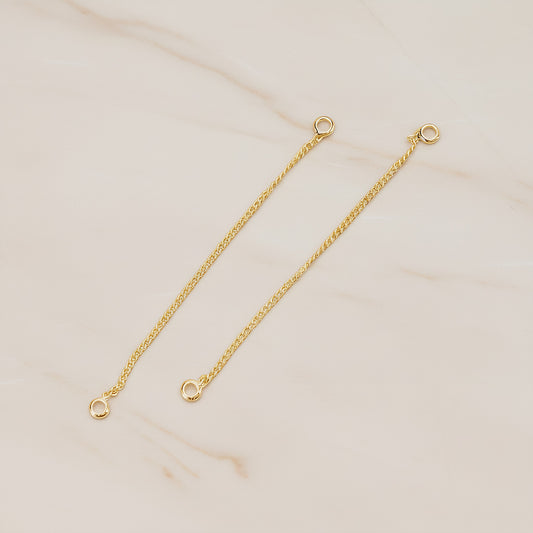 Cable Chain Connector with Double Loop Ends, 2 Pc (BA.272)