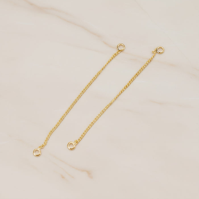 Cable Chain Connector with Double Loop Ends, 2 Pc (BA.272)