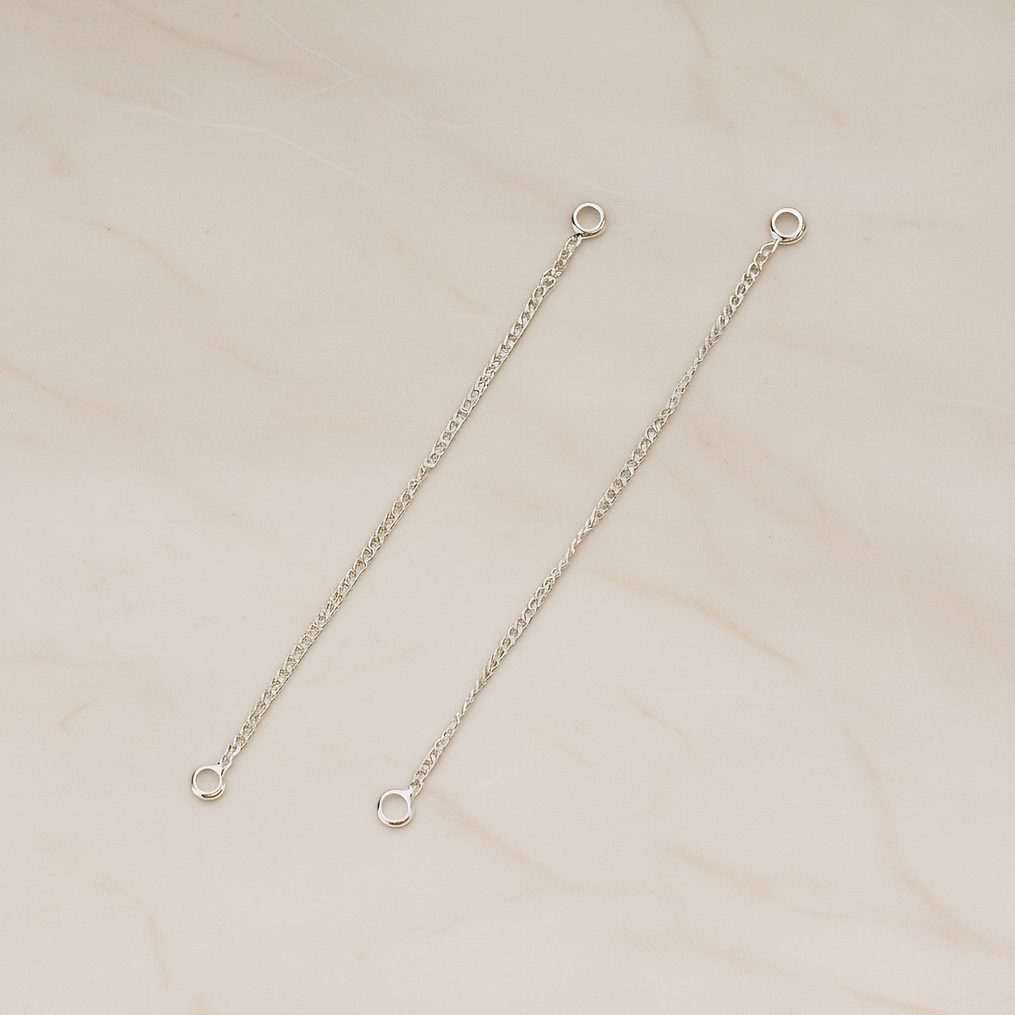 Cable Chain Connector with Double Loop Ends, 2 Pc (BA.272)