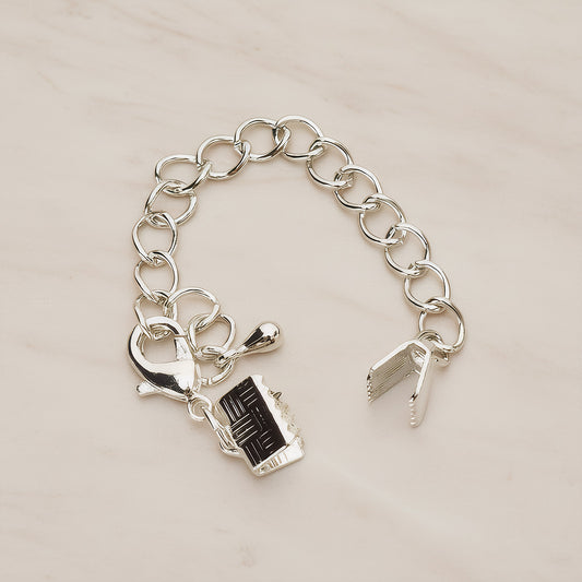 Thick Cable Chain Extender with Cord End Clip Clasp, 2 Pc (BA.275-01)