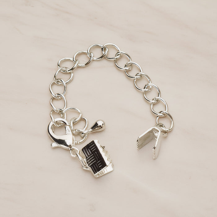 Thick Cable Chain Extender with Cord End Clip Clasp, 2 Pc (BA.275-01)