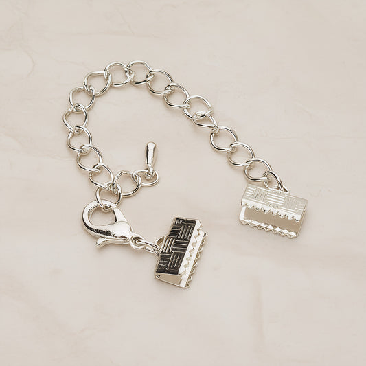 Thick Cable Chain Extender with Wide Cord End Clips and Lobster Clasp, 2 Pc (BA.275-02)