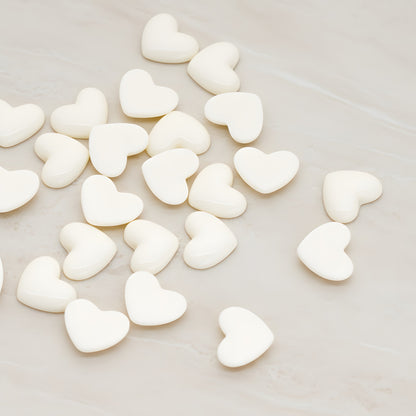 Skinny Heart Flat Back Cabochon, 10 Pc (CB.0020)