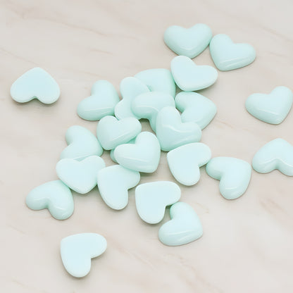 Skinny Heart Flat Back Cabochon, 10 Pc (CB.0020)
