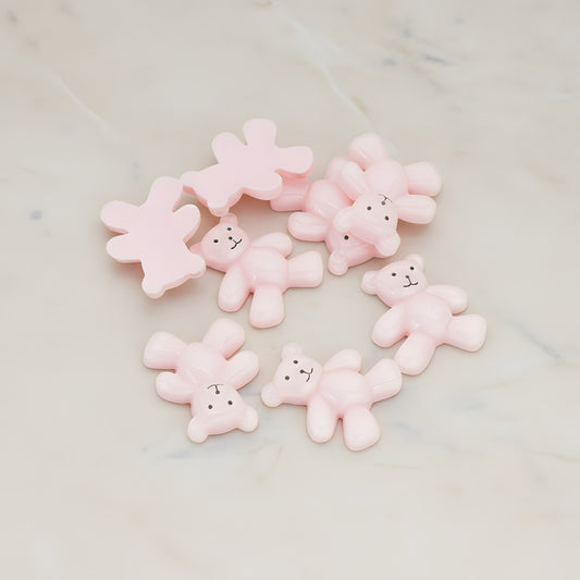 Teddy Bear Flat Back Cabochon, 10 Pc (CB.011)