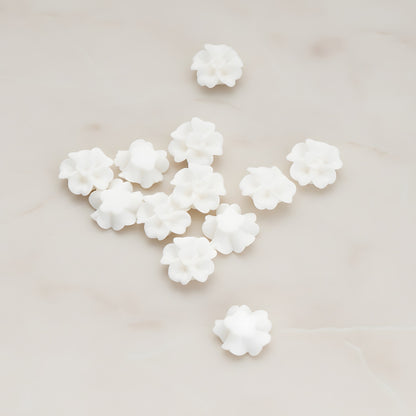 Chrysanthemum Flower Flat Back Cabochon, 6 Pc (CB.138)