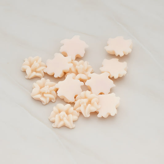 Lily Flower Flat Back Cabochon, 6 Pc (CB.185)