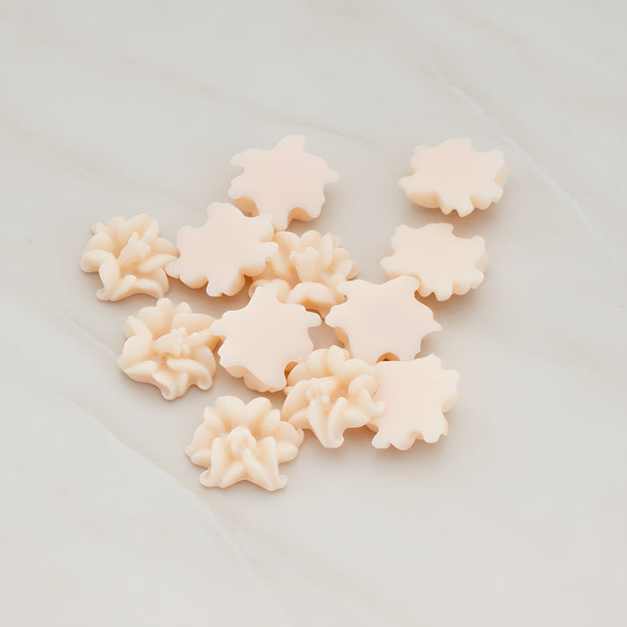 Lily Flower Flat Back Cabochon, 6 Pc (CB.185)