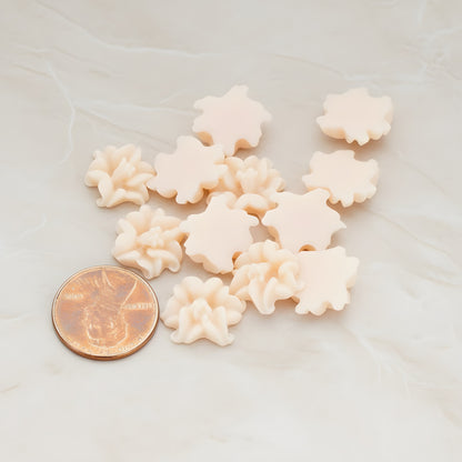 Lily Flower Flat Back Cabochon, 6 Pc (CB.185)