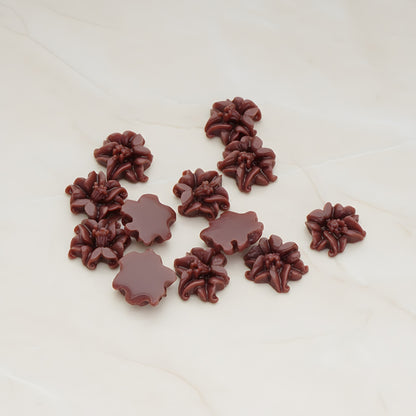 Lily Flower Flat Back Cabochon, 6 Pc (CB.185)