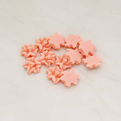 Lily Flower Flat Back Cabochon, 6 Pc (CB.185)