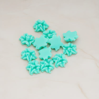 Lily Flower Flat Back Cabochon, 6 Pc (CB.185)