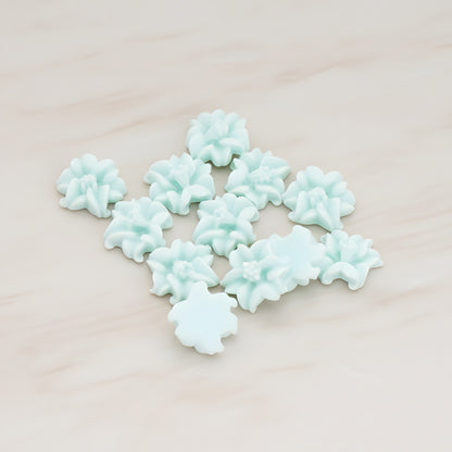 Lily Flower Flat Back Cabochon, 6 Pc (CB.185)