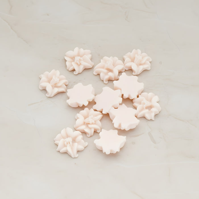 Lily Flower Flat Back Cabochon, 6 Pc (CB.185)