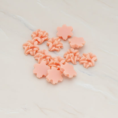 Lily Flower Flat Back Cabochon, 6 Pc (CB.185)