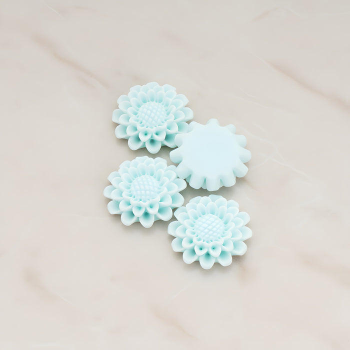 Sunflower Flat Back Cabochon, 4 Pc (CB.203-01)