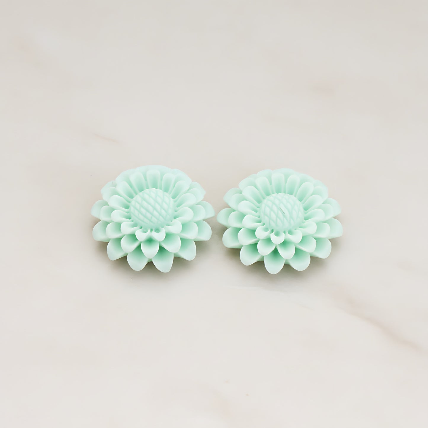 Large Sunflower Flat Back Cabochon, 2 Pc (CB.203)