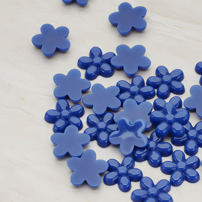 Bubble Flower Flat Back Cabochon, 4 Pc (CB.206)