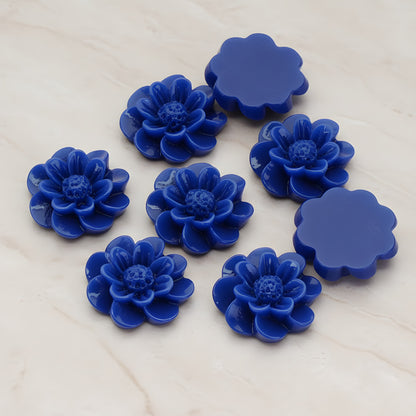Dandelion Flower Flat Back Cabochon, 4 Pc (CB.213)