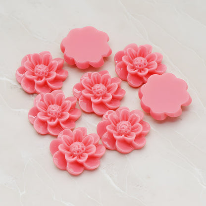 Dandelion Flower Flat Back Cabochon, 4 Pc (CB.213)