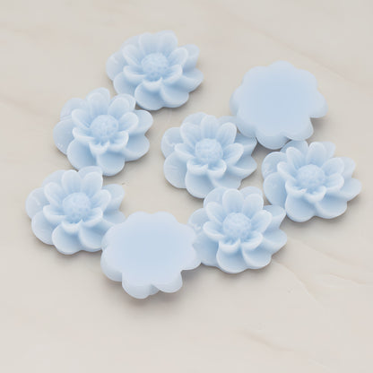 Dandelion Flower Flat Back Cabochon, 4 Pc (CB.213)