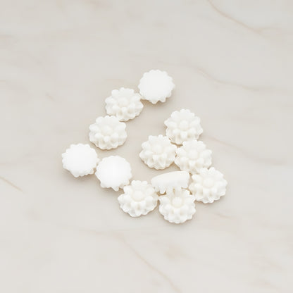 Dandelion Flower Flat Back Cabochon, 6 Pc (CB.501)