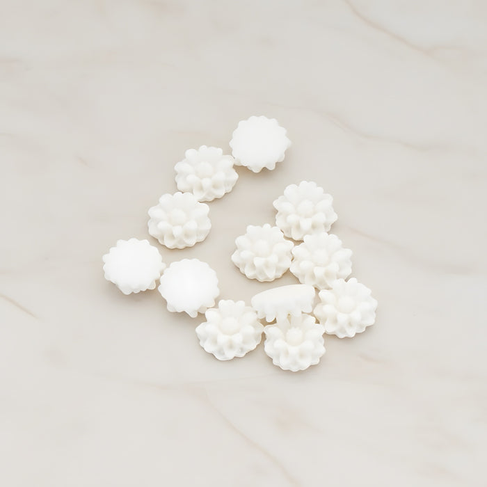 Dandelion Flower Flat Back Cabochon, 6 Pc (CB.501)