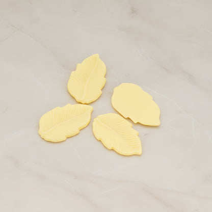 Long Leaf Flat Back Cabochon, 6 Pc (CB.508)