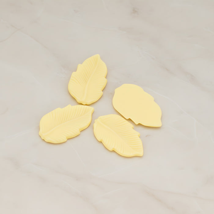 Long Leaf Flat Back Cabochon, 6 Pc (CB.508)