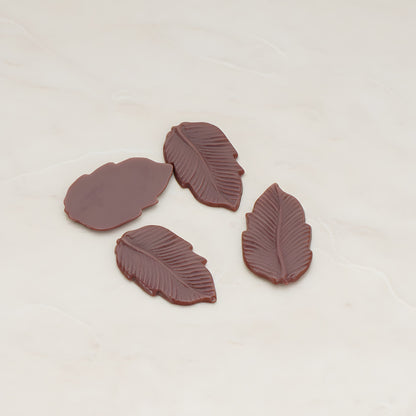 Long Leaf Flat Back Cabochon, 6 Pc (CB.508)