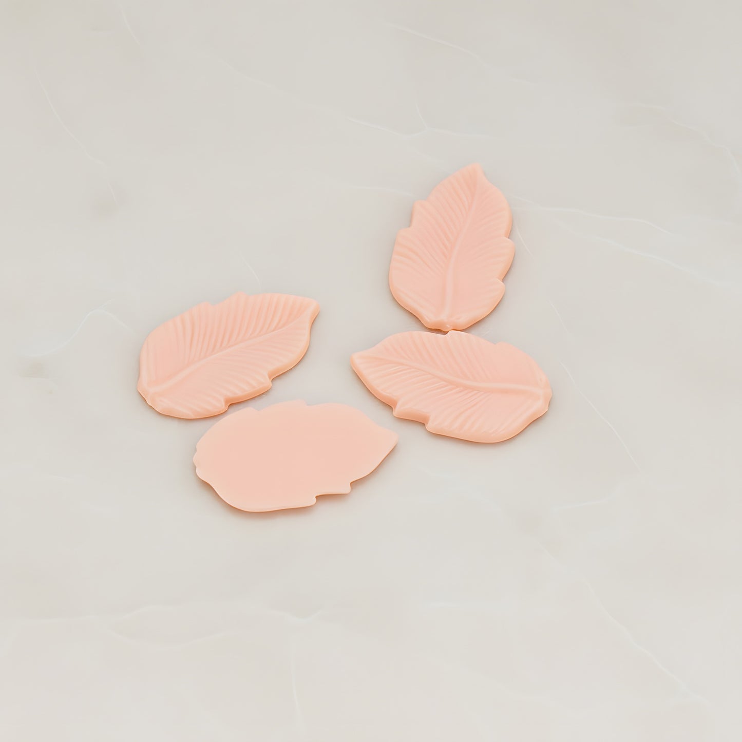 Long Leaf Flat Back Cabochon, 6 Pc (CB.508)