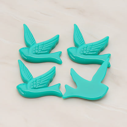 Bird Flat Back Cabochon, 4 Pc (CB.070)