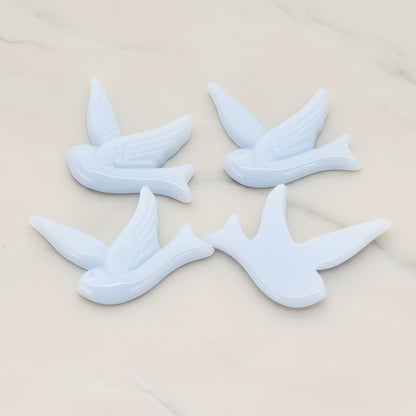 Bird Flat Back Cabochon, 4 Pc (CB.070)
