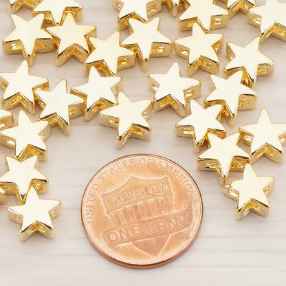 Star Metal Bead, 6 Pc (BD.938)